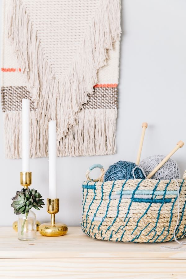 rope basket how to make easy craft ideas 