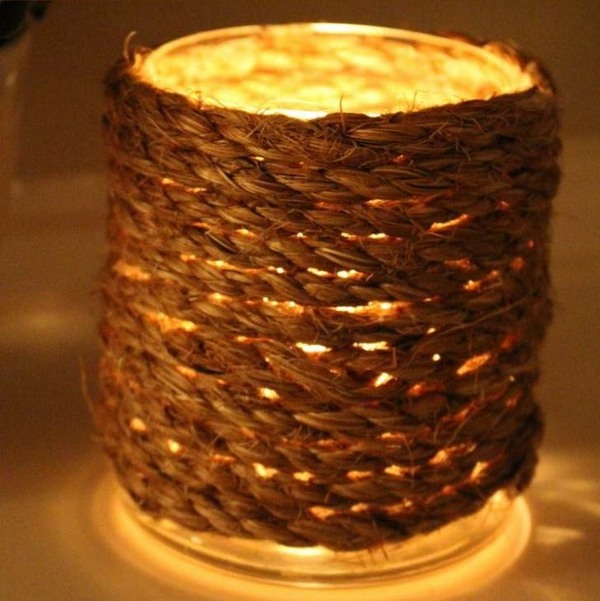  decorative nautical rope diy candle lights garden party 