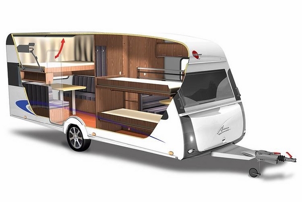 design camping trailers interior