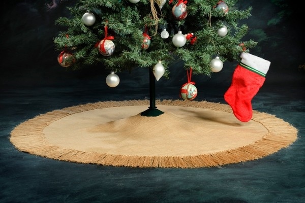 burlap christmas tree burlap christmas tree skirt