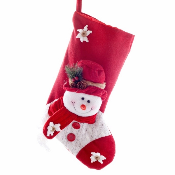  stocking templates plush fabric snowman 