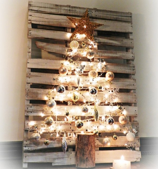  trees made from pallets easy diy rustic decor