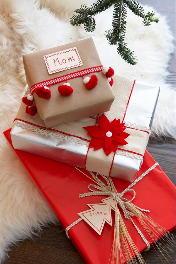 diy-christmas-gift-wrapping-ideas-natural-materials-brown-paper-ribbons