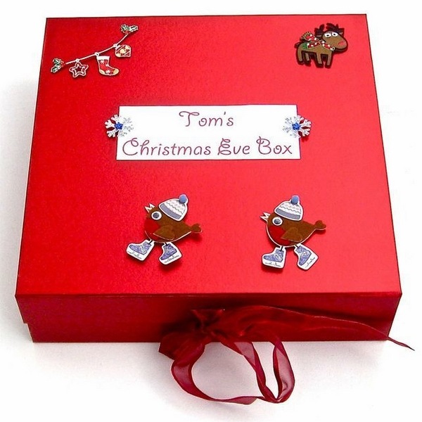 diy customized christmas box christmas eve box for kids 