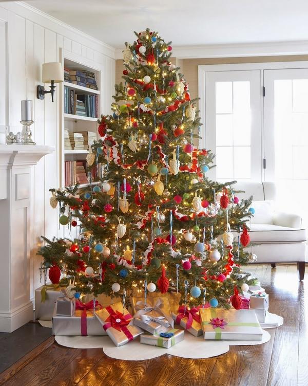christmas tree decorating ideas felt ornaments