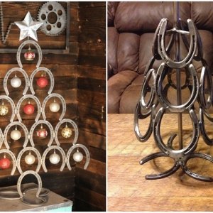 Horseshoe Christmas Tree Ideas Diy Christmas Tree Craft Projects