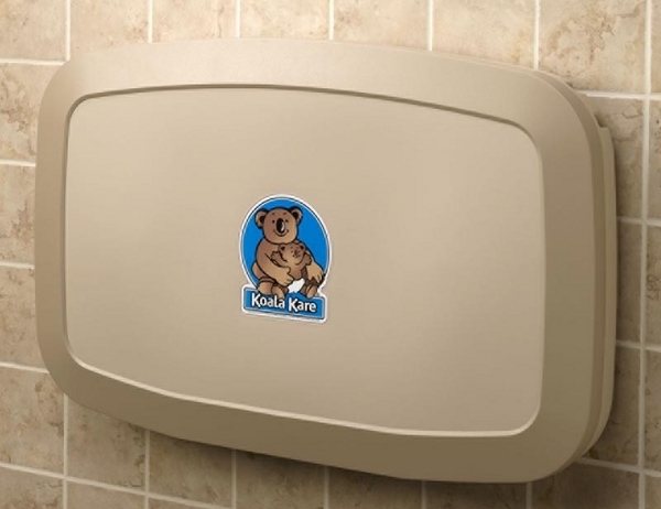 koala baby changing stations horizontal wall mounted baby changing station