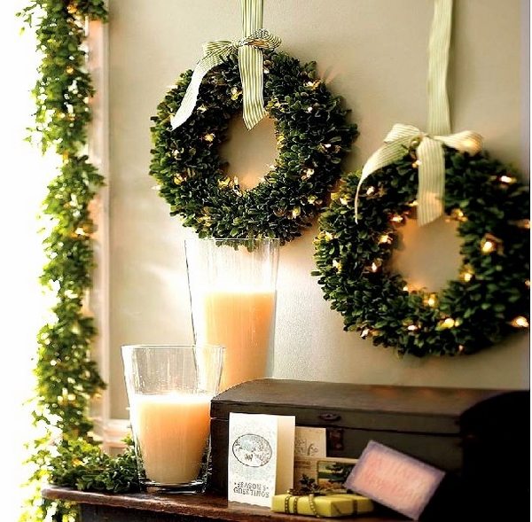 ideas christmas decorating ideas how to decorate with boxwood wreaths