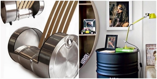 metal craft diy oil drum furniture ideas upcycling ideas 