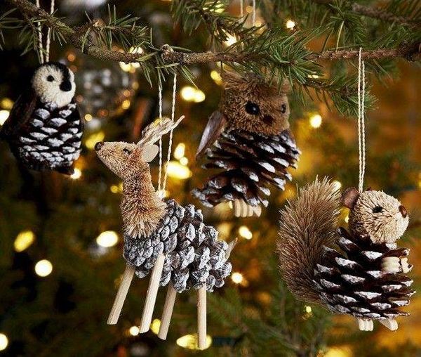 primitive christmas tree ornaments and decoration ideas diy tree ornaments