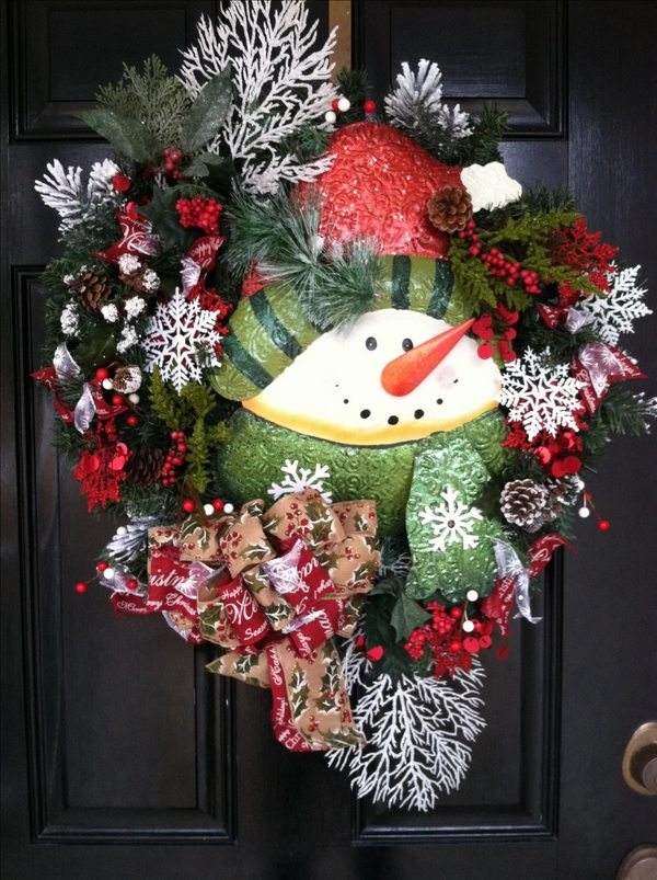 easy diy christmas wreaths front door