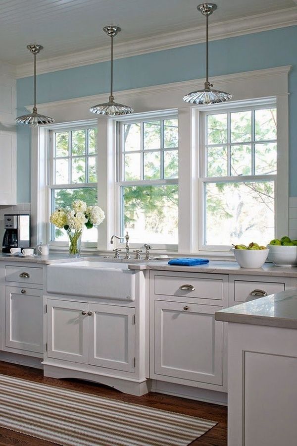 kitchen windows white design