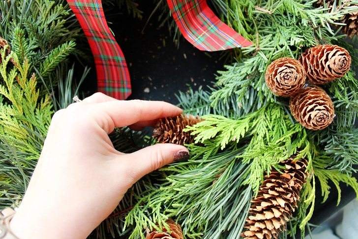 winter wreaths for front door diy christmas wreath ideas