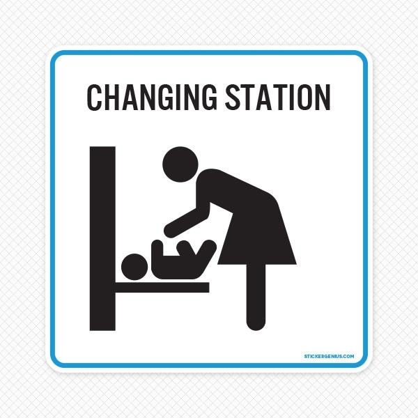 baby changing station sign for public restrooms baby changing tables