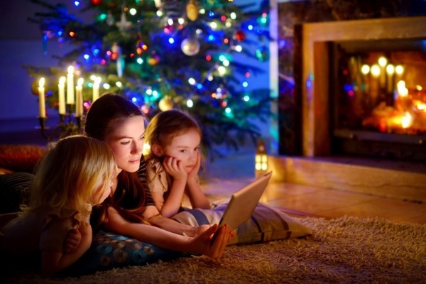 children night before christmas 