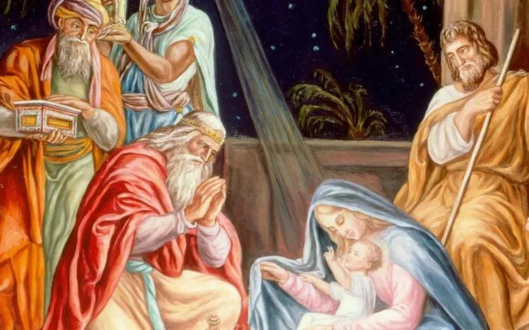 christmas nativity jesus birth holy three kings joseph maria