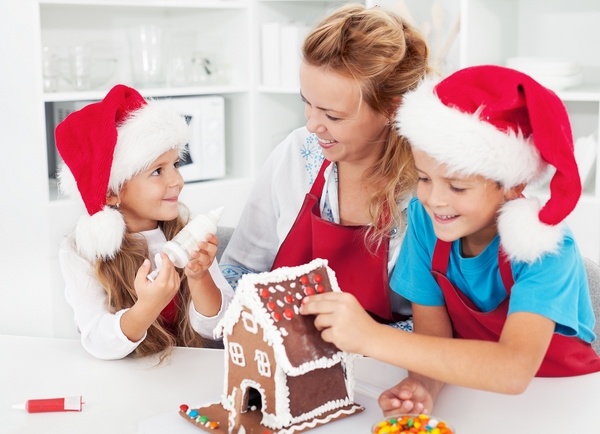 gingerbread house kit night before christmas box