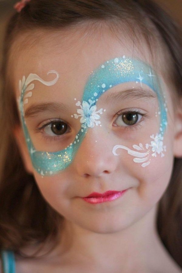 Easy Frozen Face Painting Ideas