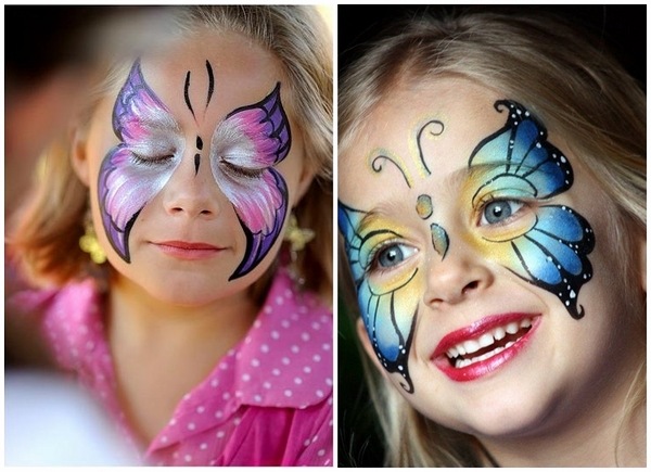 kids halloween makeup for beginners paint butterfly