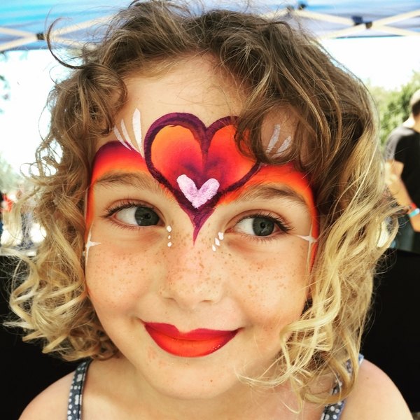 easy face painting ideas for girls