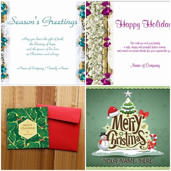 christmas card greetings ideas