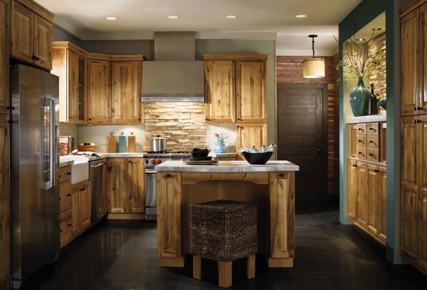  hickory wood cabinets kitchen design solid wood cabinets
