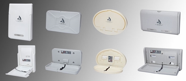 wall mounted baby changing stations for public restrooms