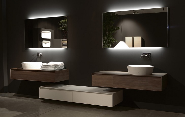 backlit mirror design ideas contemporary bathroom design ideas 