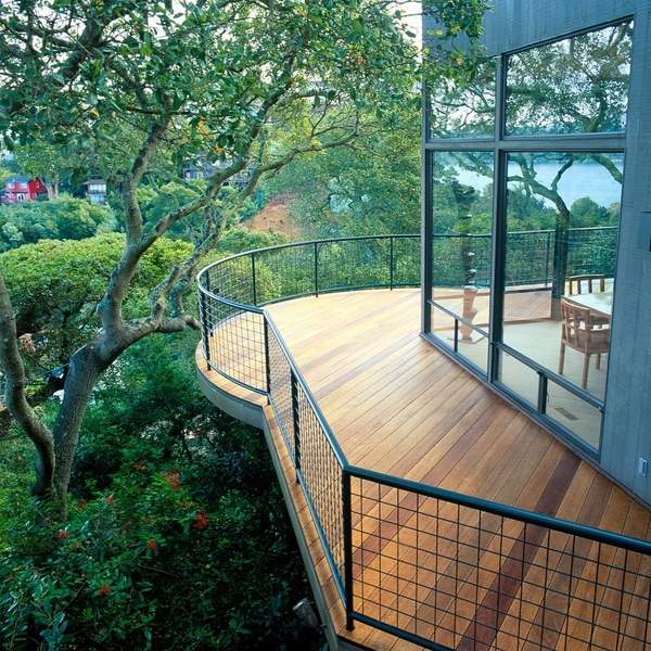 contemporary balcony railing 