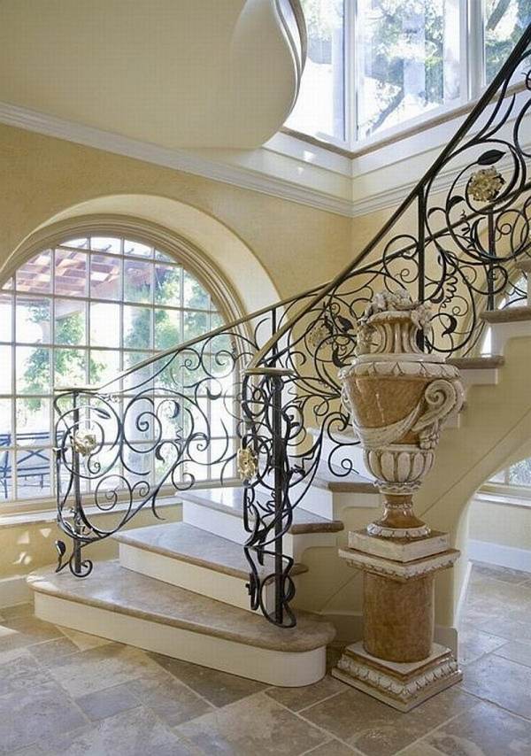 metal stair railing ornate wrought iron railings 