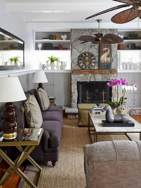 reclaimed mantel fireplace decorating ideas living room interior