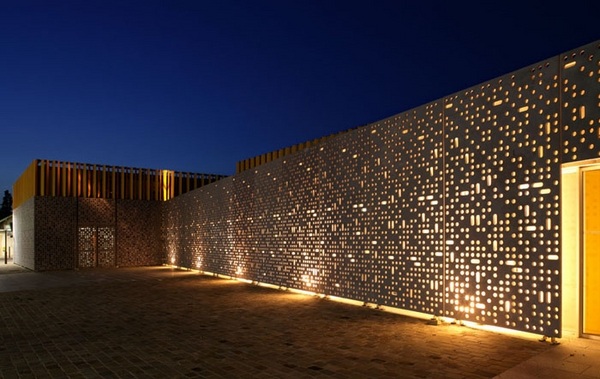 amazing perforated metal panels contemporary architecture exterior design 