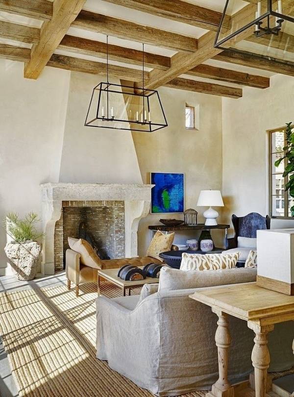 45+ Living room design ideas wooden beams low ceiling wood stove info