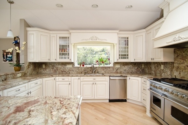 granite countertop kitchen design white kitchen cabinets