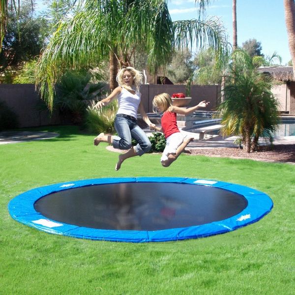 trampoline pros and cons garden playground