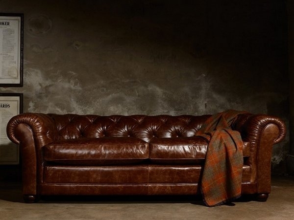 leather upholstery chesterfield sofa brown leather