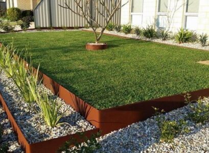 metal-edging-ideas-garden-landscape-front-yard-design-metal-lawn-edging-ideas