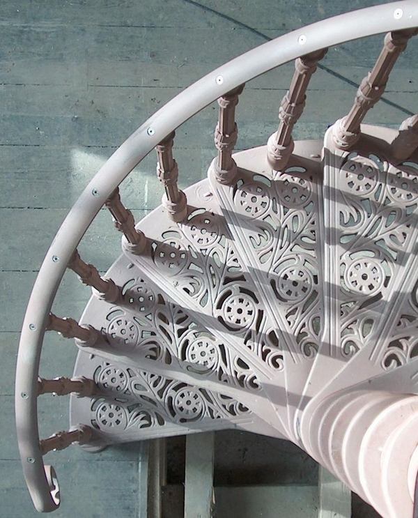 cast iron spiral staircase treads spectacular staircase