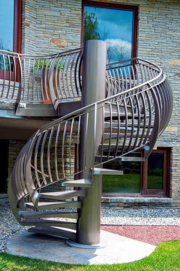 modern steel spiral 