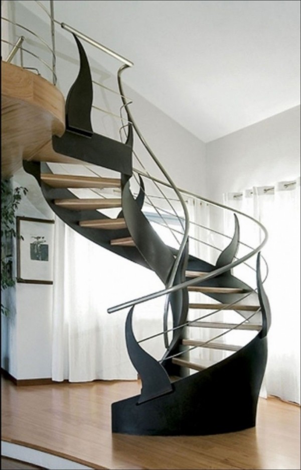 modern spiral staircase railing bespoke staircase 