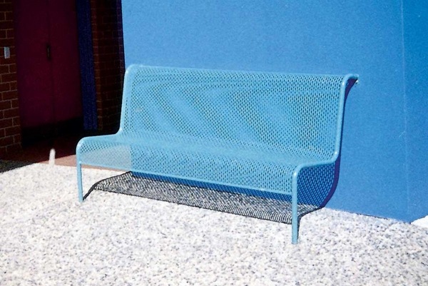 outdoor furniture ideas metal bench