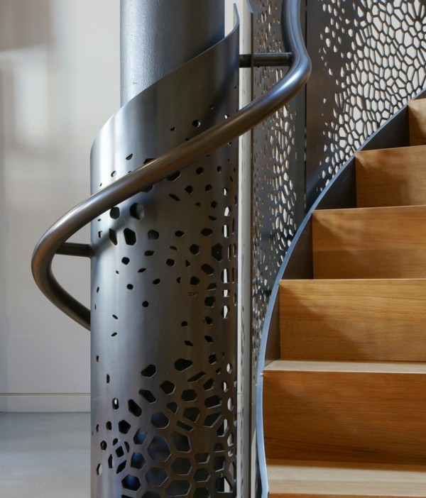  contemporary staircase ideas metal railing