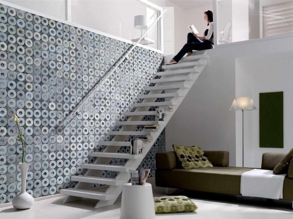 perforated metal in interior design accent wall ideas 