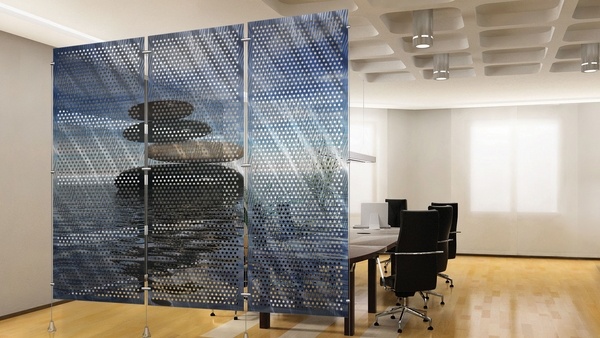 perforatedpanels room divider ideas modern office