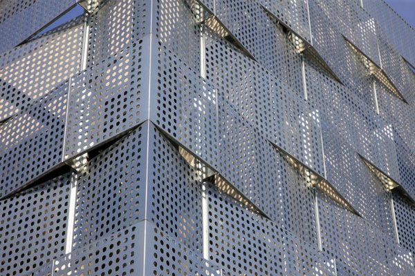 perforated sheet metal modern architecture 