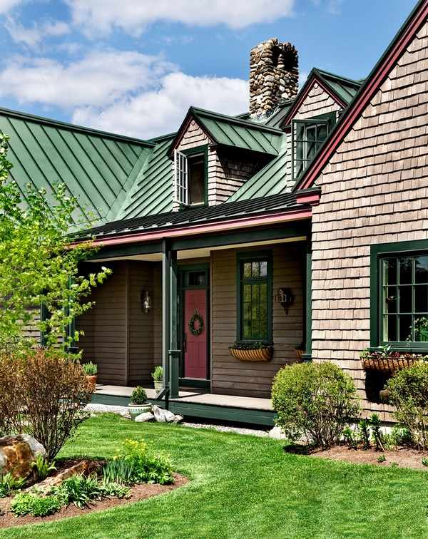 standing seam metal roof colors farmhouse exterior design