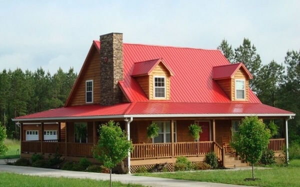 standing seam roof colors red roof