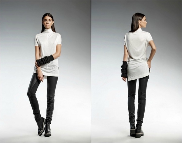 Modern brand minimalism luxury comfort leather pants