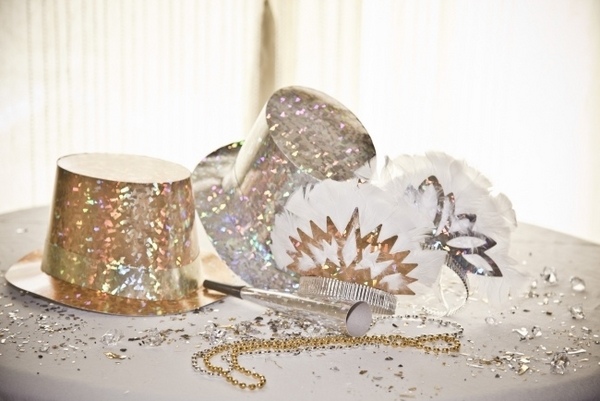 New Year decor party ideas glitter party 