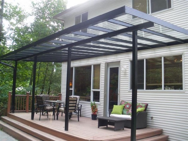 aluminum patio deck shading ideas 